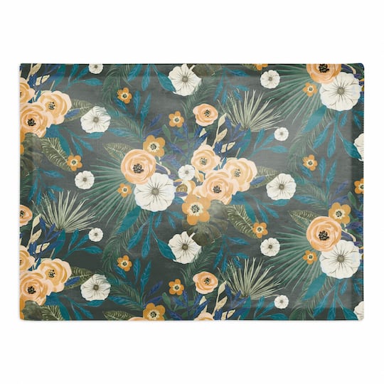 Tropical Floral Cotton Twill Placemat